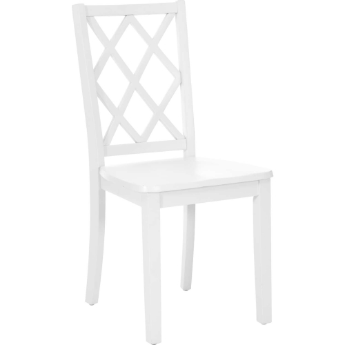 Mayfair Dining Chair in White Finish Wood