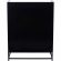 Janie Bar Cabinet in Black Lacquer, Rattan & White Marble