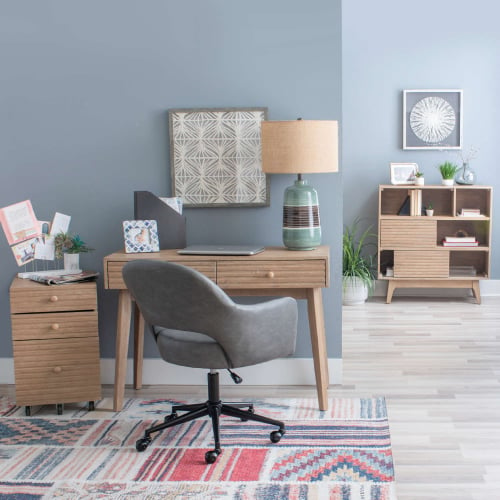 Ripples File Cabinet in Natural Finish Woodural