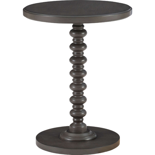 Aurora Side Table in Dark Grey Finish Wood