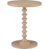 Aurora Side Table in Natural Finish Wood