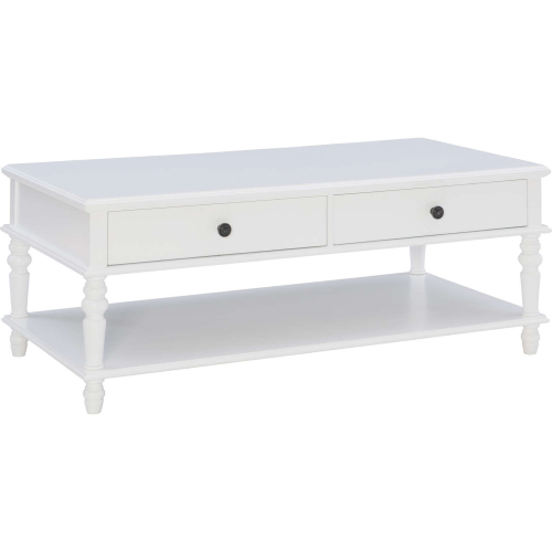 Mcghie Coffee Table in White Finish Wood