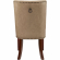 Adler 5 Piece Dining Set in Espresso Wood & Tan Eco Leather