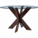 Adler 5 Piece Dining Set in Espresso Wood & Tan Eco Leather