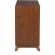 Polly 6 Drawer Dresser in Walnut Brown Finish Wood
