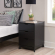 Polly 3 Drawer Nightstand Black Finish Wood