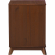 Polly 3 Drawer Nightstand Walnut Brown Finish Wood