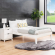 Polly 2 Piece Twin Bed & 2 Drawer Nightstand Set in White