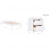 Polly 2 Piece Twin Bed & 2 Drawer Nightstand Set in White