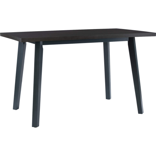 Aliza 60" Counter Dining Table in Blue & Dark Grey Wood