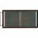 Marlon Rolling Bar Cart in Brown Finish Wood & Tempered Glass