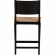 Cadence Counter Stool in Black Wood & Natural Rope (Set of 2)