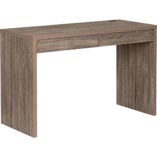 Tracey 2 Drawer Parson Desk in Grey Finish