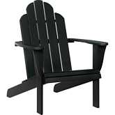 Adirondack Chair in Black Acacia Wood