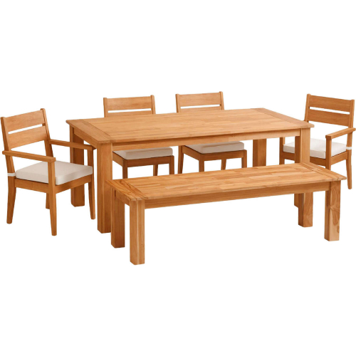 Carenen Outdoor 80" Dining Table in Teak