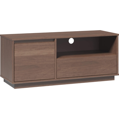 Rawlins Media Console Table in Walnut Finish