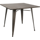 Oregon 36" Dining Table in Espresso Bamboo