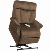 Darby Layflat Lift Recliner in Java Brown Micro Denier Polyester