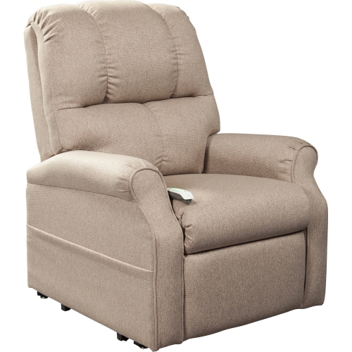 Pocono Layflat Lift Recliner in Portobello Tan Fabric