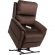 Burbank Layflat Lift Recliner in Java Brown Fabric