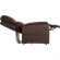 Burbank Layflat Lift Recliner in Java Brown Fabric