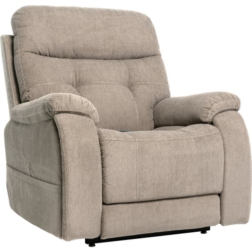 Ovation Layflat Lift Recliner in Stone Fabric