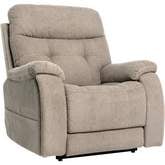 Ovation Layflat Lift Recliner in Stone Fabric