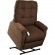 Popstitch Layflat Lift Recliner in Java Brown Fabric