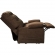 Popstitch Layflat Lift Recliner in Java Brown Fabric