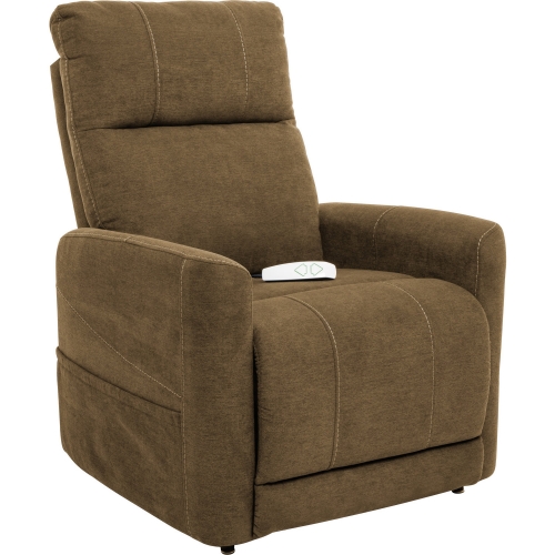 Saville Layflat Lift Recliner w/ Heat & Massage in Earth Fabric