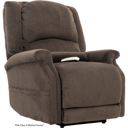 Domain Layflat Lift Recliner in Iron Fabric