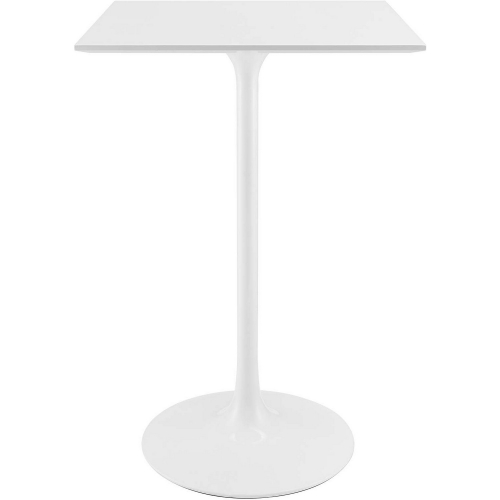 Lippa 28" Square Bar Table in White