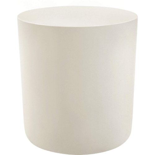 Brion Indoor Outdoor Stool in White Concrete