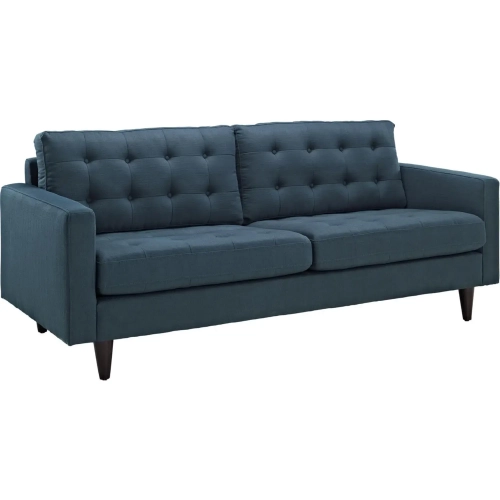 Empress Sofa in Tufted Azure Fabric