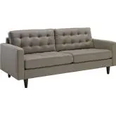 Empress Sofa in Tufted Granite Fabric