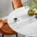 Lippa 60" Dining Table in Faux Marble & White Base