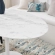 Lippa 54" Oval Dining Table in White Faux Marble