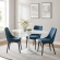 Lippa 60" Oval Dining Table in White Faux Marble