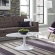 Lippa 42" Oval-Shaped Coffee Table in White
