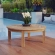 Marina Outdoor Round Coffee Table in Teak