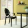 Casper Dining Armchair in Black Polycarbonate
