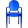 Casper Dining Armchair in Blue Polycarbonate