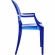 Casper Dining Armchair in Blue Polycarbonate