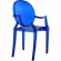 Casper Dining Armchair in Blue Polycarbonate