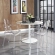 Casper Dining Armchair in Clear Polycarbonate