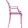 Casper Dining Armchair in Pink Polycarbonate