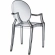 Casper Dining Armchair in Smoke Polycarbonate