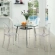 Casper Dining Side Chair in Clear Polycarbonate