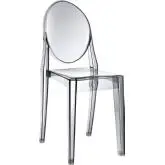 Casper Dining Side Chair in Smoke Polycarbonate