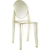 Casper Dining Side Chair in Yellow Polycarbonate